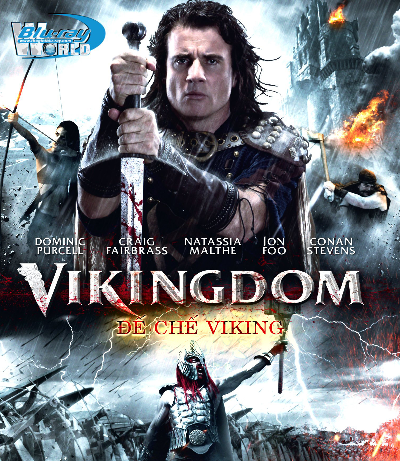B1695. Vikingdom - ĐẾ CHẾ VIKING 2D 25G (DTS-HD MA 5.1)